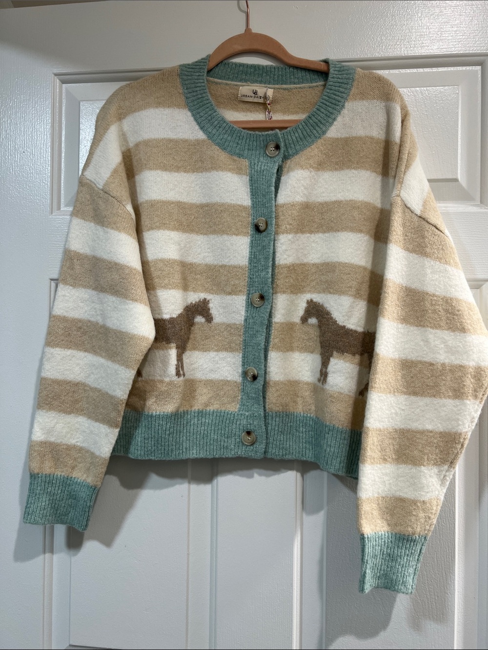 Canyon Trail Horse Cardigan - Picture 4 of 5